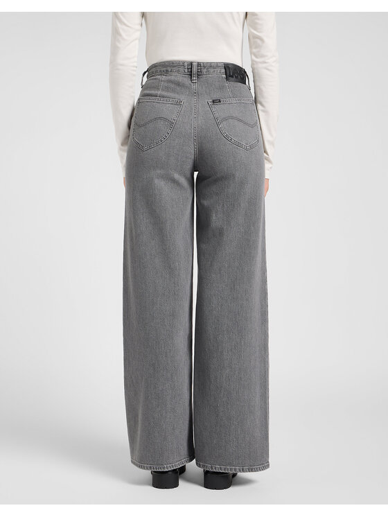 Lee Lee Jeansy STELLA Szary Loose Fit
