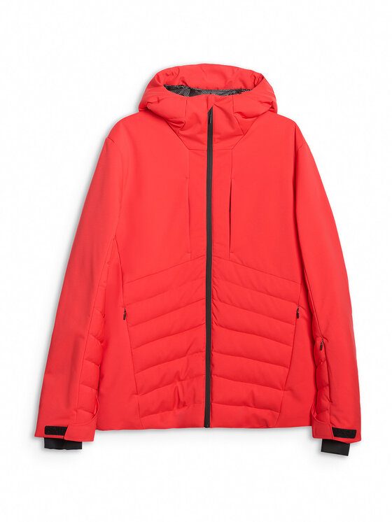 4F 4F Kurtka narciarska SKIWEAR Czerwony Regular Fit
