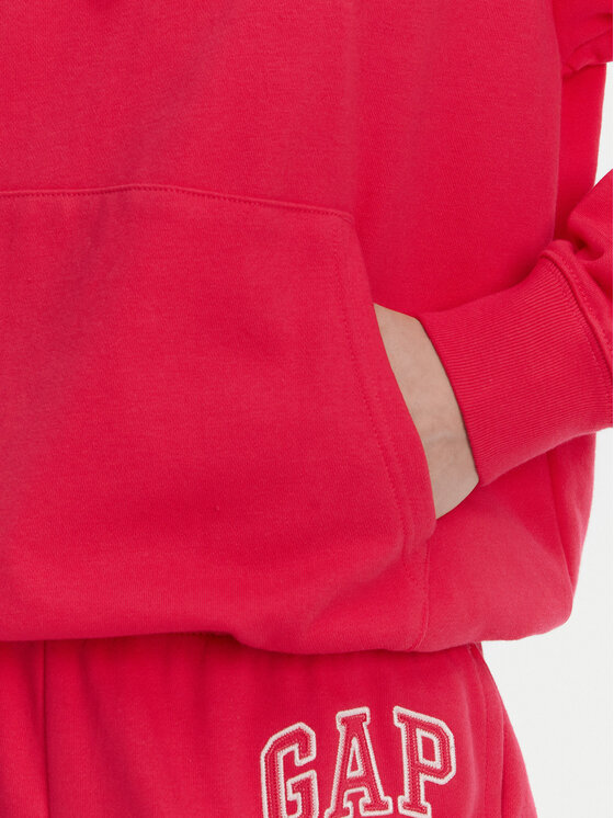 Gap Gap Majica dugih rukava 870537-08 Ružičasta Relaxed Fit