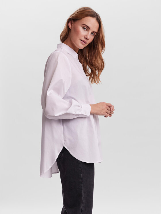 Vero Moda Vero Moda Πουκάμισο 10264952 Λευκό Regular Fit