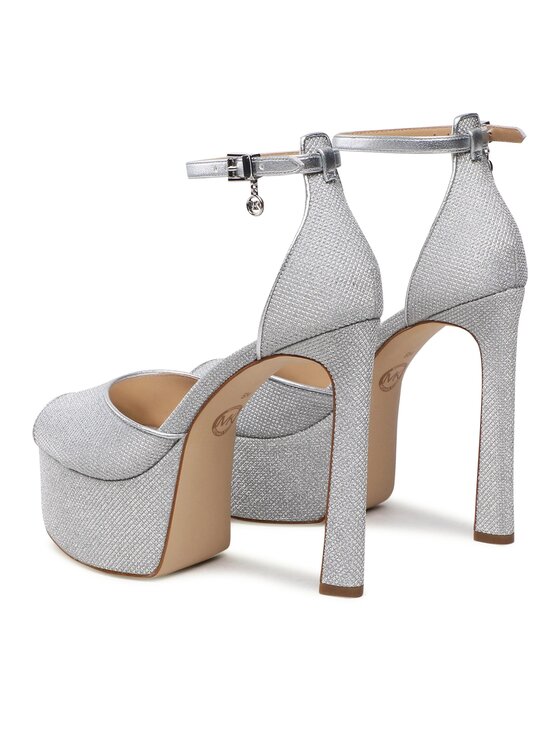 MICHAEL Michael Kors MICHAEL Michael Kors Сандали Martina Peep To Pump 40S3MTHP1Q Сребрист