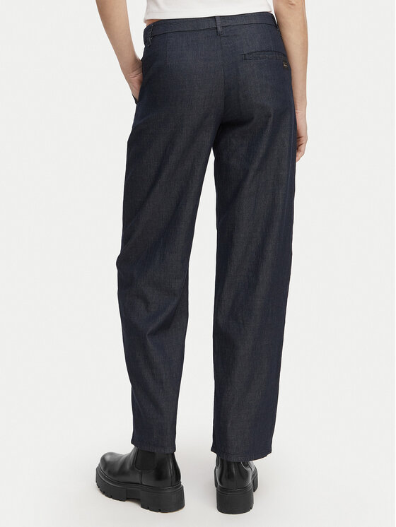 Armani Exchange Armani Exchange Bavlnené nohavice XW002257 AF21337 MB001 Tmavomodrá Relaxed Fit