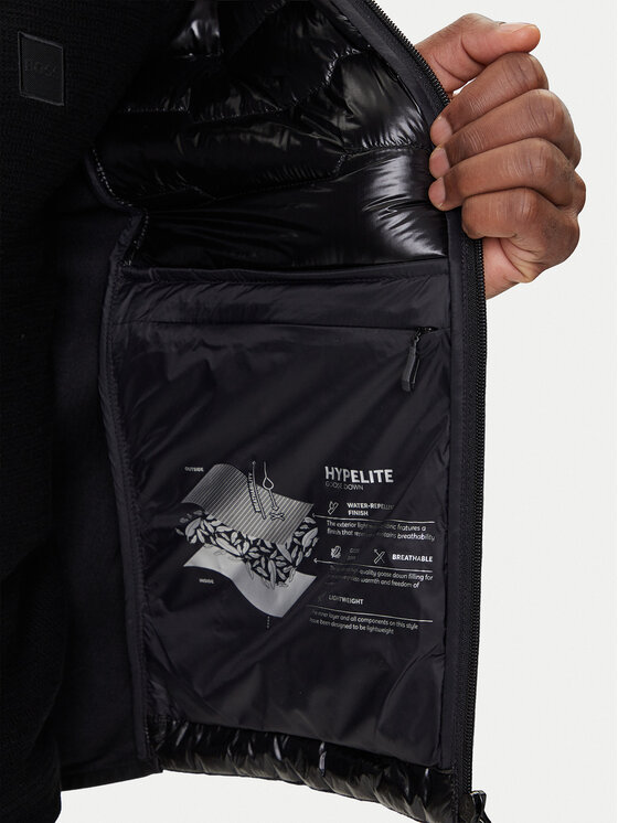 BOSS BOSS Kurtka puchowa Hypelite 50541299 Czarny Regular Fit