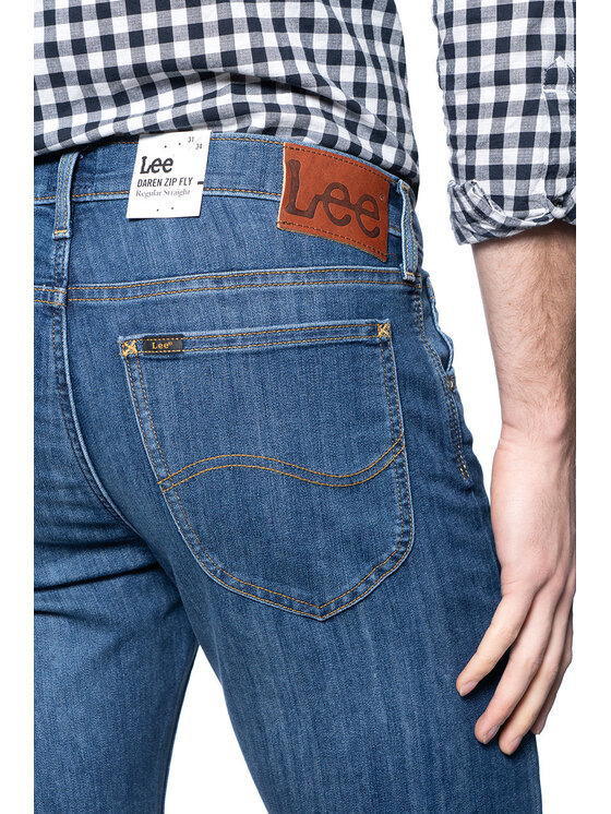Lee Lee Jeans DAREN ZIP FLY Blu Straight Fit