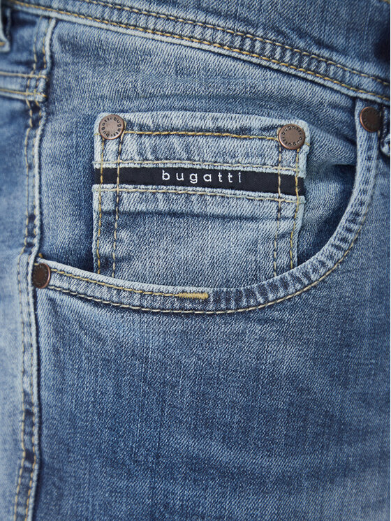 Bugatti Bugatti Jeans hlače 3919D 26612 Modra Regular Fit