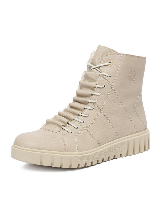 Rieker Rieker Schnürschuhe Y3420-61 Beige
