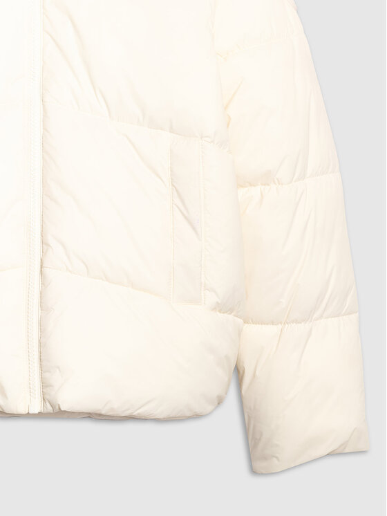 4F 4F Kurtka puchowa OUTERWEAR Biały Oversize