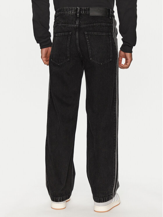 adidas adidas Jeans adicolor Denim Firebird JC6718 Nero Straight Fit
