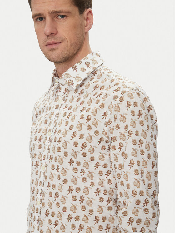 JOOP! Jeans JOOP! Jeans Krekls 15 JJSH-138Hanson3 30045984 Bēšs Modern Fit