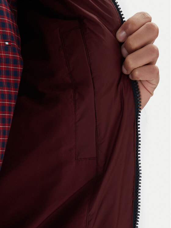 Tommy Jeans Tommy Jeans Puhovka Essential DM0DM19786 Bordo rdeča Regular Fit