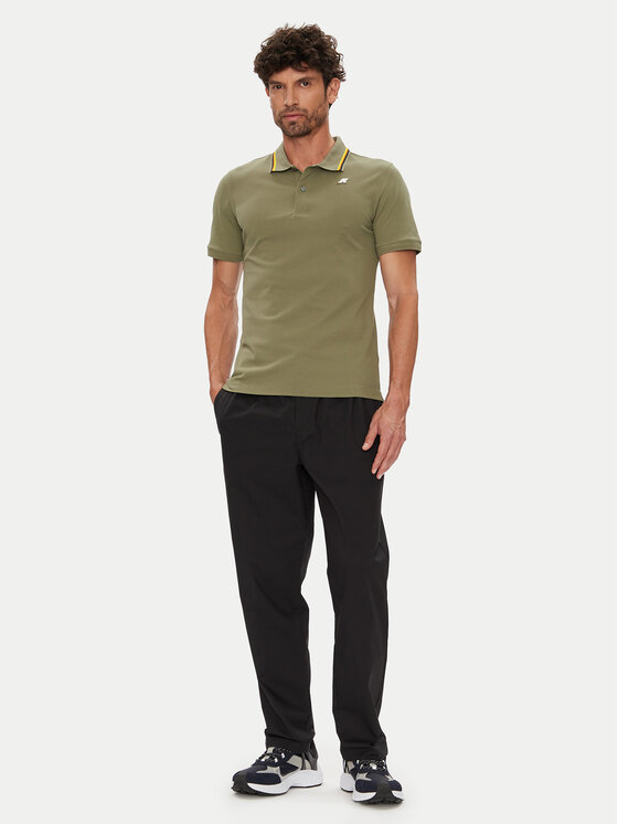 K-Way K-Way Polo Jud K1125DW Zielony Regular Fit