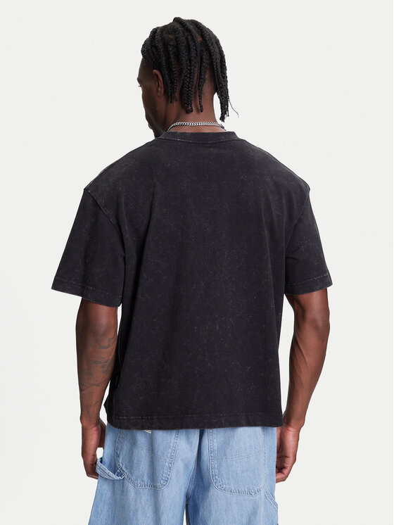 Jack&Jones Jack&Jones Футболка Retreat 12277886 Чорний Oversize