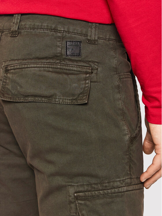 Alpha Industries Alpha Industries Spodnie materiałowe Agent 158205 Szary Regular Fit