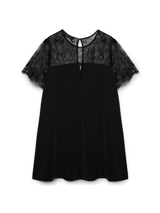 Fiorella Rubino Fiorella Rubino Vestito da giorno 7579T001605N033 Nero A-Line Fit