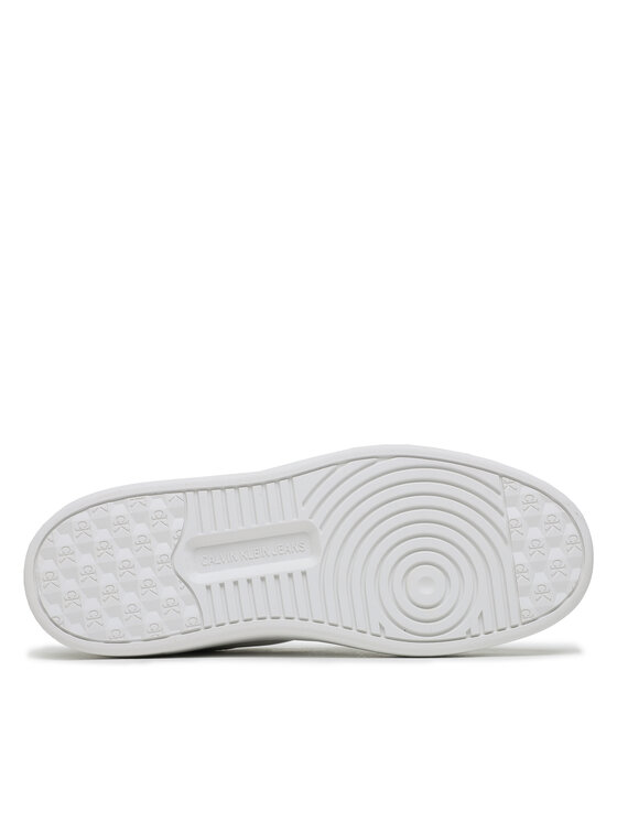 Calvin Klein Jeans Calvin Klein Jeans Laisvalaikio batai Basket Cupsole Laceu YW0YW01050 Balta
