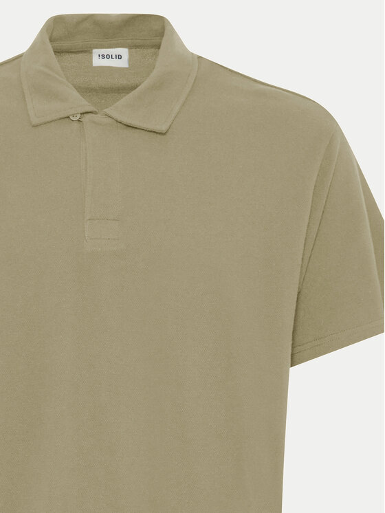 Solid Solid Tricou polo 21108171 Verde Regular Fit
