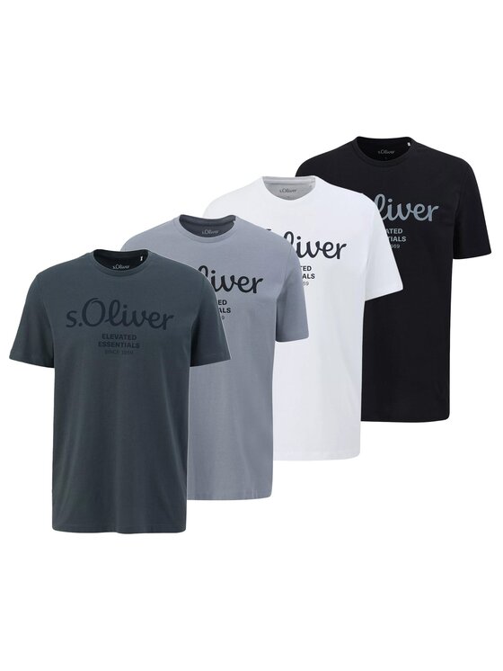 s.Oliver s.Oliver T-Shirt 28396 Kolorowy Comfort Fit