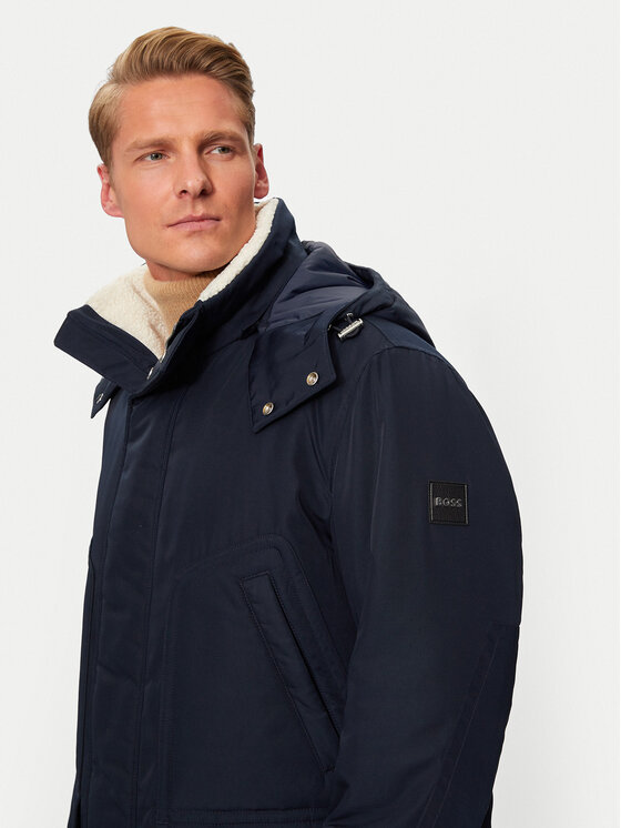 BOSS Boss Parka H-Coyan 50524964 Sötétkék Regular Fit