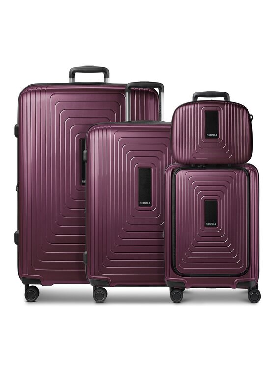 Redolz Redolz Komplet walizek 310388 Czerwony