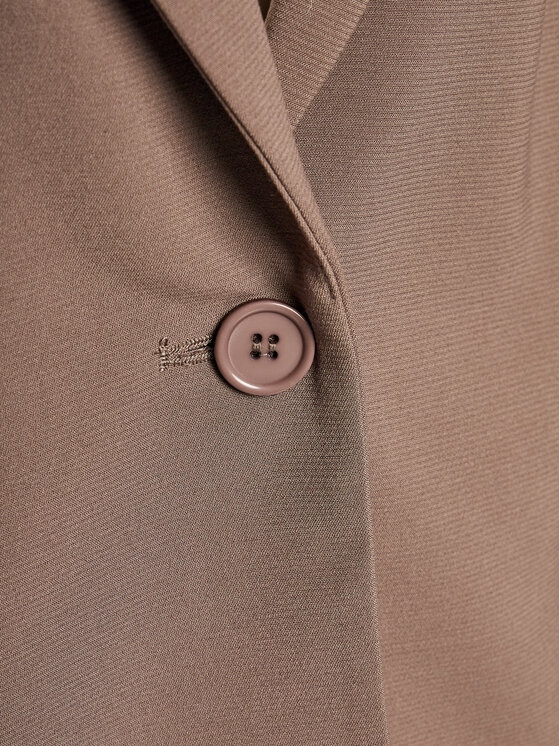 Gina Tricot Gina Tricot Σακάκι 20227 Καφέ Straight Fit