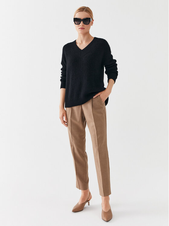 Weekend Max Mara Weekend Max Mara Džemperis Viaggio 23536621 Melns Regular Fit