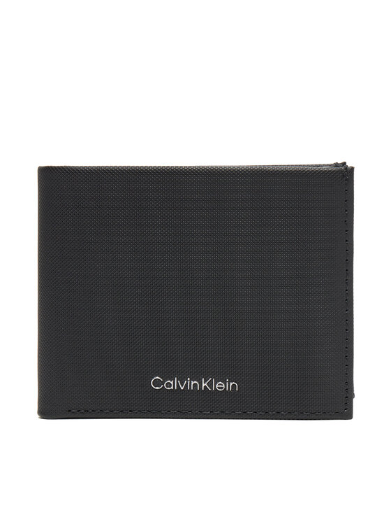 Calvin Klein Portfel męski Ck Must Billfold W Coin LV04D1043G Czarny