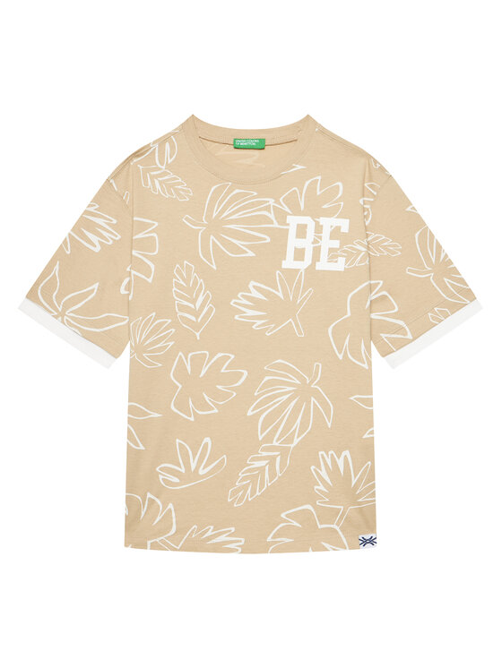 United Colors Of Benetton United Colors Of Benetton Футболка 34D3C10BM Білий Regular Fit