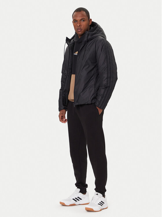 adidas adidas Zimska jakna Essentials Climawarm 3-Stripes KB8149 Črna Regular Fit
