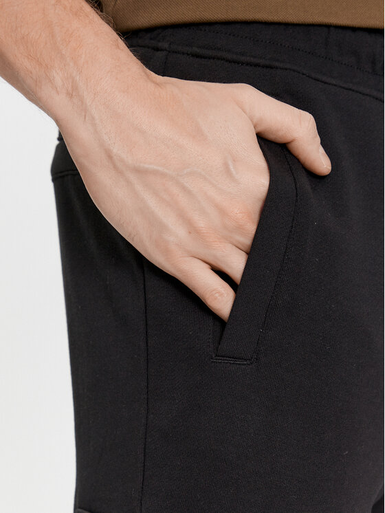 BOSS Boss Spodnji del trenirke Seteam 50507886 Črna Relaxed Fit