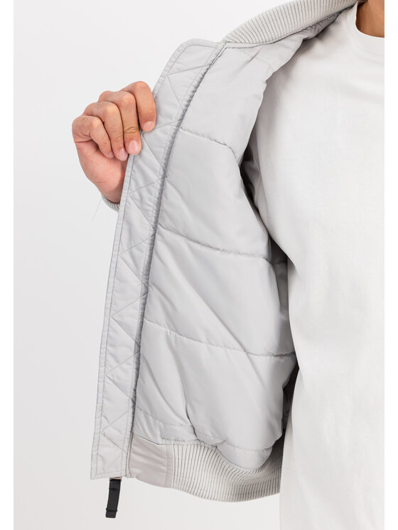 Alpha Industries Alpha Industries Kurtka bomber MA-1 VF NASA 166107 Szary Regular Fit