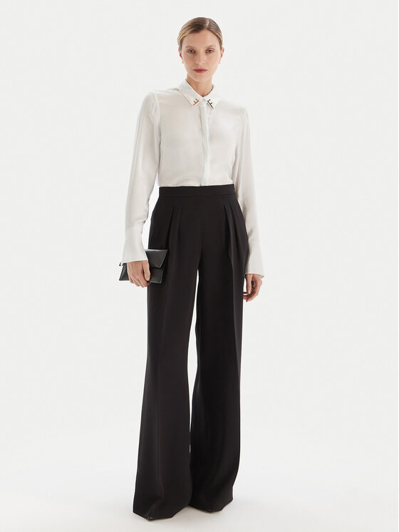 Fracomina Fracomina Särk FS25WT6010W65101 Valge Regular Fit