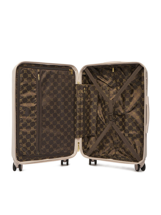 Nine West Nine West Μεσαία Βαλίτσα CEO-NW-M-004-09 PINK Εκρού