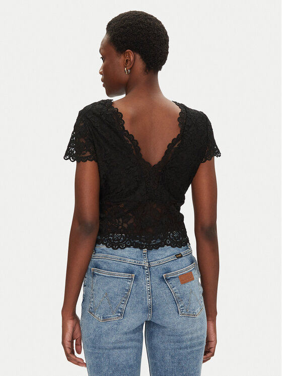 Morgan Morgan Blúz 241-DANSA Fekete Slim Fit