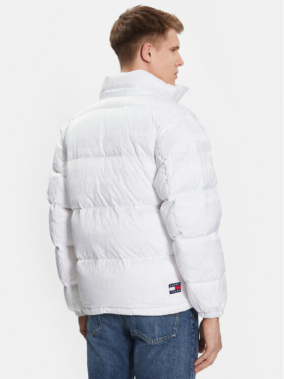 Tommy Jeans Tommy Jeans Puhovka Graffiti Alaska DM0DM16576 Bela Regular Fit