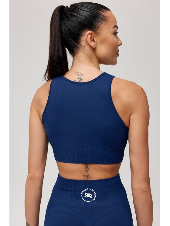 ROUGH RADICAL ROUGH RADICAL Biustonosz sportowy SEAMLESS LINEA SPORTS BRA Granatowy