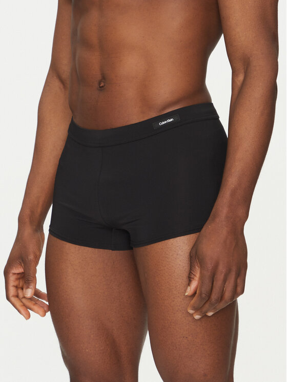 Calvin Klein Swimwear Plavky KM0KM01114 Čierna