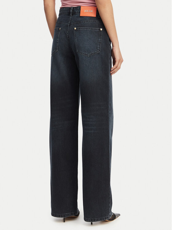 Just Cavalli Just Cavalli Τζιν 80PAB5T2 CDWCH Σκούρο μπλε Straight Fit