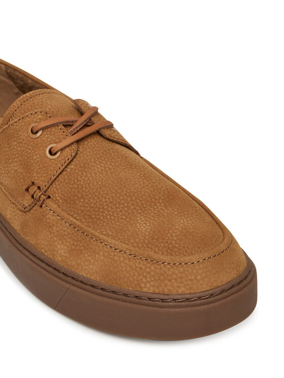 Calvin Klein Calvin Klein Półbuty Hybrid Lace Up Boat Nu HM0HM01892 Brązowy