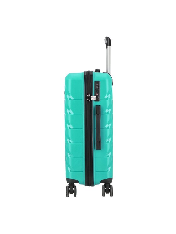D&N D&N Komplet walizek 310024 Turkusowy