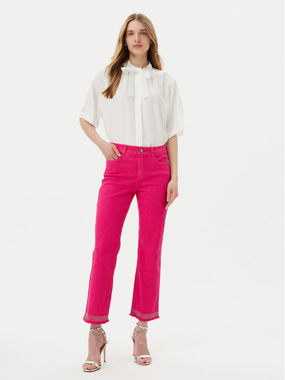 Joseph Ribkoff Joseph Ribkoff Панталони тип кюлоти 243964S25 Розов Regular Fit