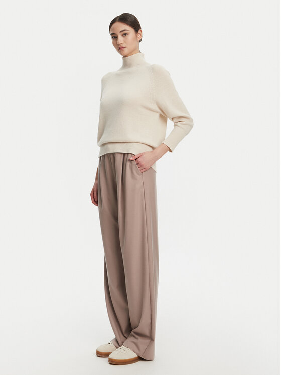 Marella Marella Krekls ar augstu apkakli Ismaele 2523366394 Bēšs Oversize
