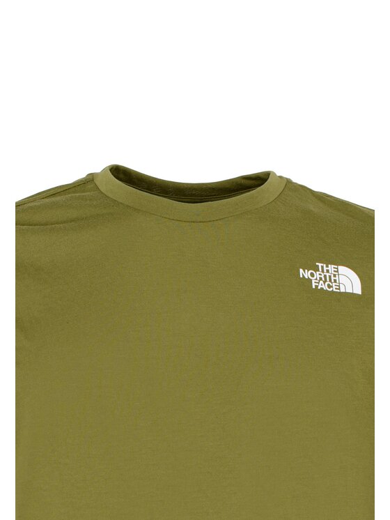 The North Face The North Face T-shirt NF0A8BQWPIB1 Verde Regular Fit