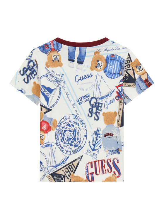 Guess Guess Tricou N6RI04 K8HM4 Colorat Regular Fit