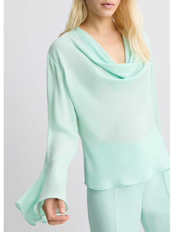 Liu Jo Liu Jo Blusa CA5374TS066X0687 Verde Regular Fit