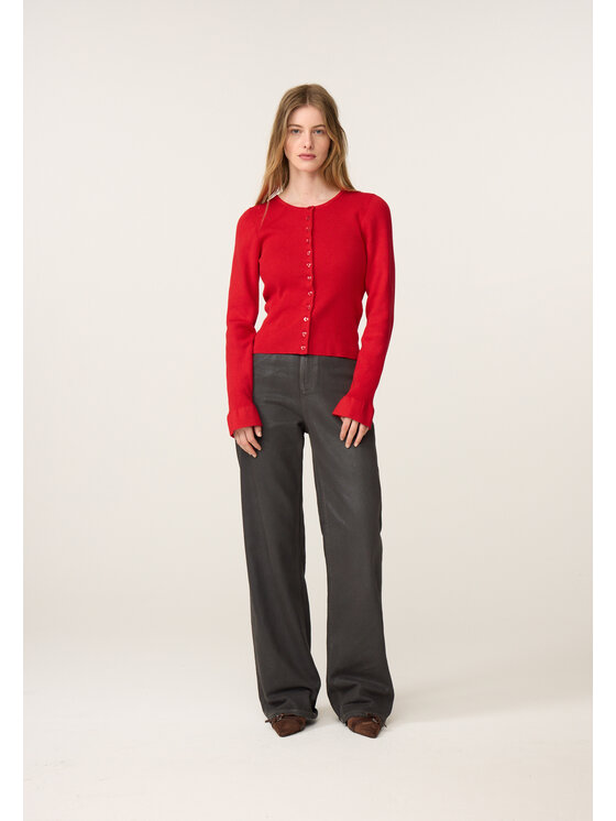 Fabienne Chapot Fabienne Chapot Kardigan 6962-1629-174 Czerwony Regular Fit