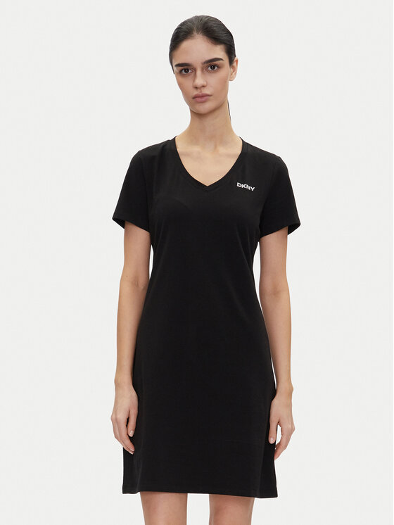 DKNY Sport DKNY Sport Hétköznapi ruha DP5D4902 Fekete Regular Fit