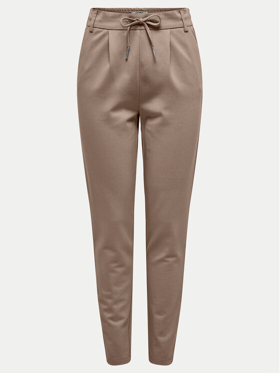 ONLY ONLY Stoffhose Poptrash 15115847 Braun Regular Fit