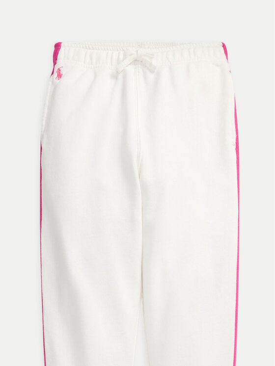 Polo Ralph Lauren Polo Ralph Lauren Spodnji del trenirke 313957361001 Bela Regular Fit