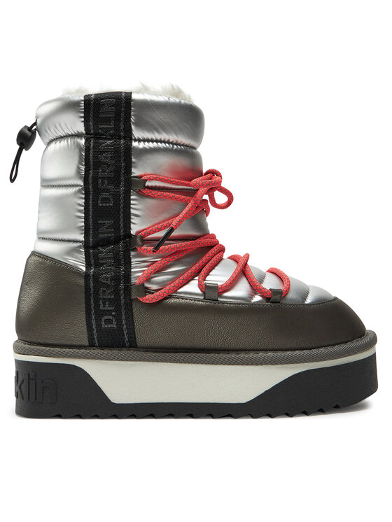 D.Franklin Stivali da neve Nordic V.2 Bomb DFSH371006 Argento, taglia : 38