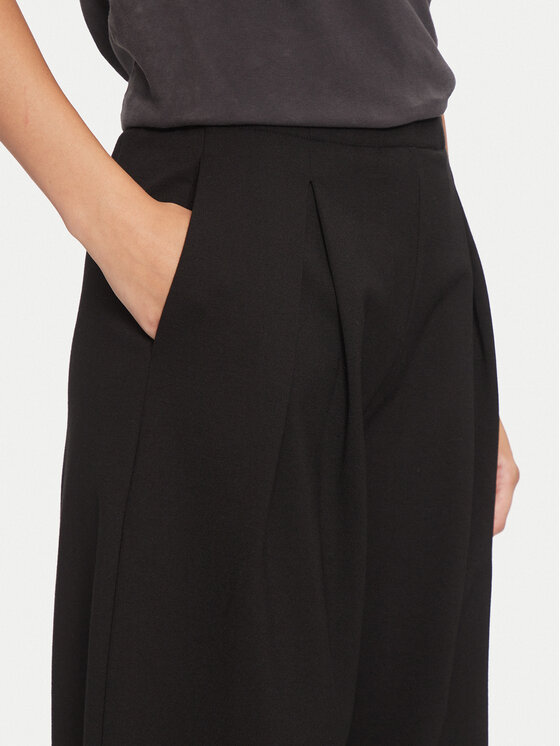Deha Deha Kalhoty culottes D12676 Černá Loose Fit